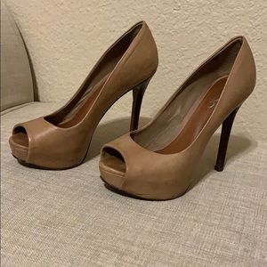 Tan Aldo heels